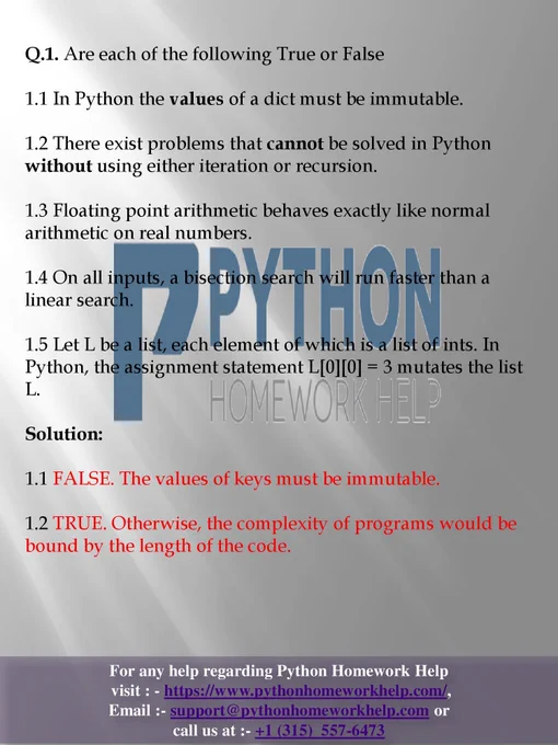 Pay for Python Homework