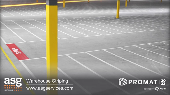 Warehouse Line Striping by ASG Services