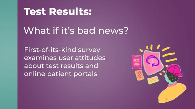 Test results: First-of-its-kind survey examines user attitudes about test results and online patient portals