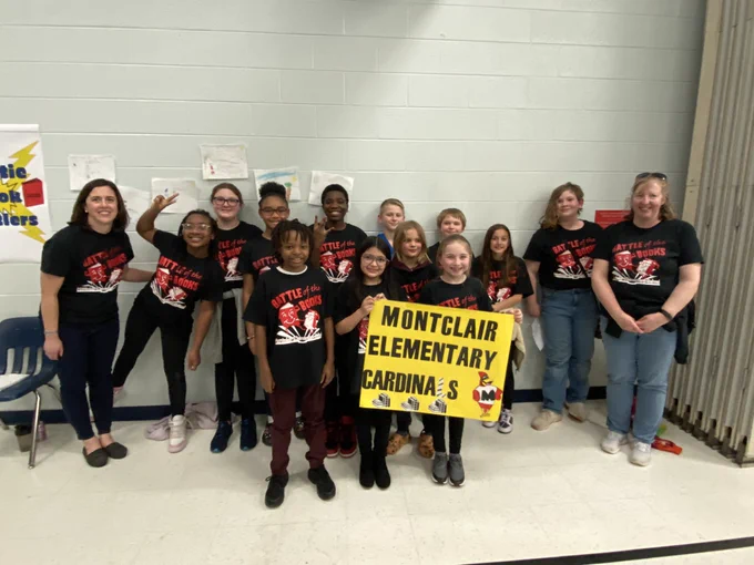 Montclair Elementary Battle of the Books group photo