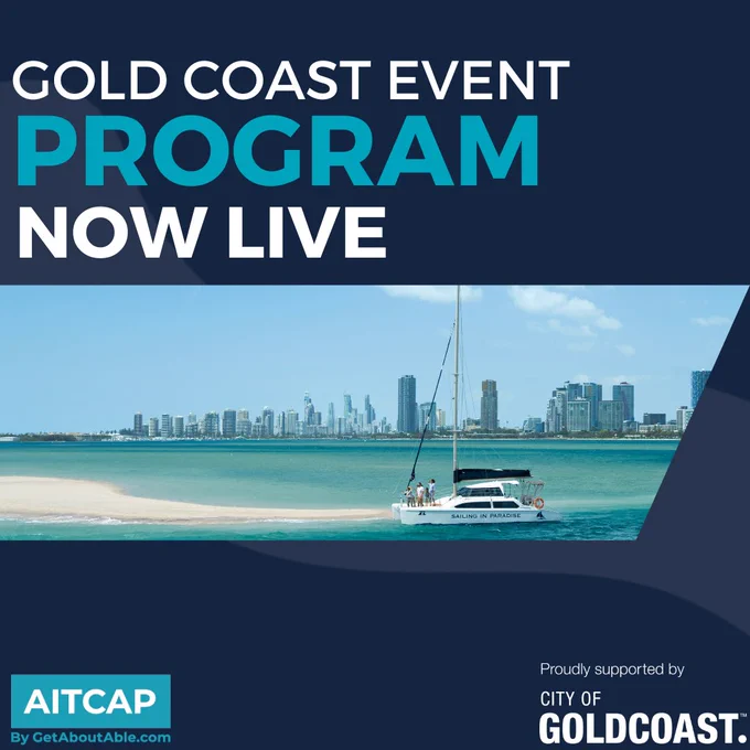 gold coast event program now live - image of the gold coast skyline from teal blue waters.