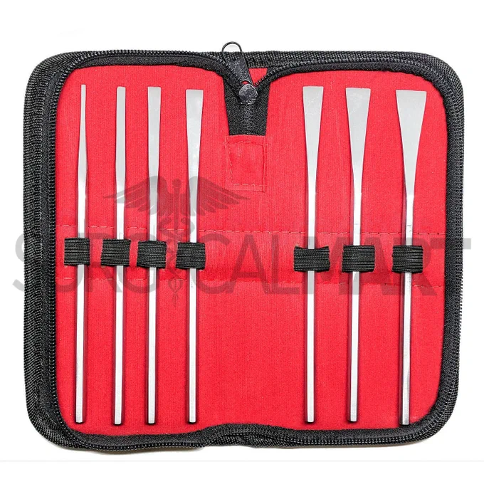 7 Pcs Sheehan Osteotome 6.25″ (15.9cm) Rhinoplasty Instrument - Surgical Mart