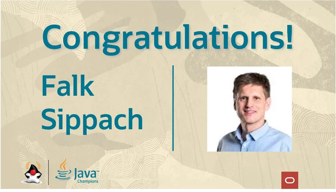 Falk Sippach as a new Java Champion! 
