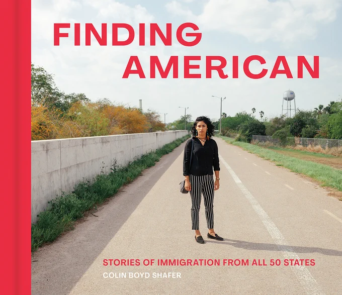 Rossy, from Mexico, stands along the border wall in Hidalgo, Texas