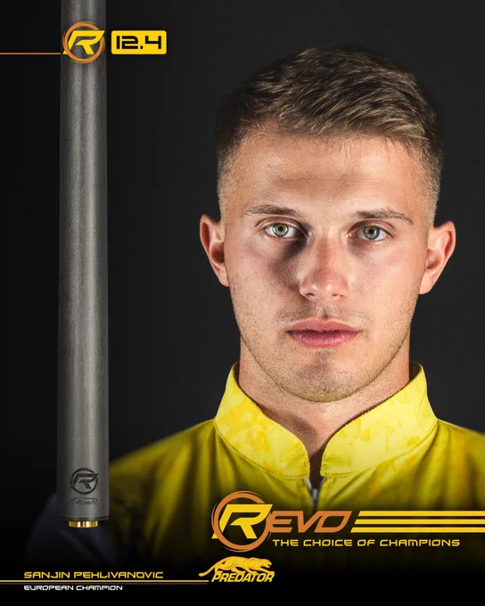 European Champion, Sanjin Pehlivanovic, plays with the REVO 12.4 - our most versatile shaft - so he's ready for anywhere the game may take him.