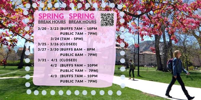 Spring break hours