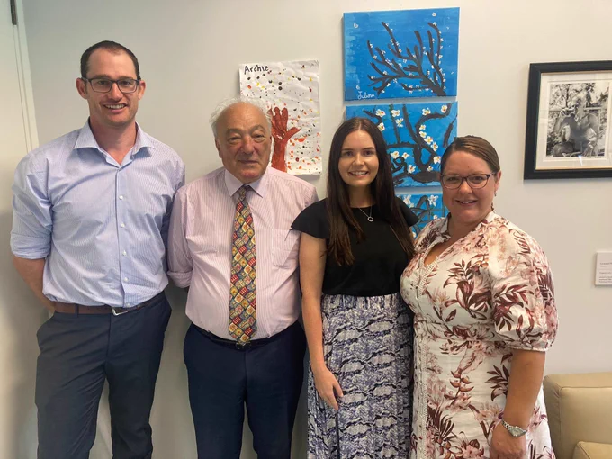 Dr Warren Conaty (CSIRO), Dr Michael Freelander (MP), Dr Simone McCarthy (Deakin University) and Dr Lee Woods (Digital Health CRC Ltd.).