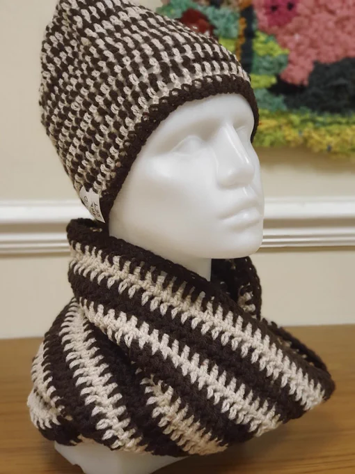 hat and snood set