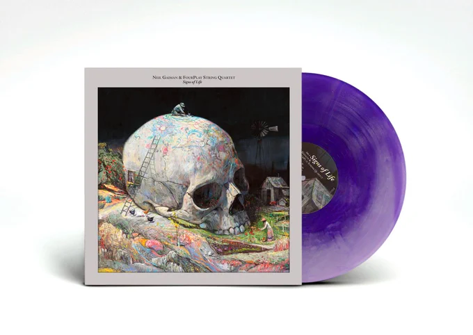Limited Edition of the debut album, 'Signs of Life' by Neil Gaiman & FourPlay String Quartet in 'Purple' is now available for pre order directly from artists and in Australia. And go to https://neilandfourplay.lnk.to/signsoflife for more information!