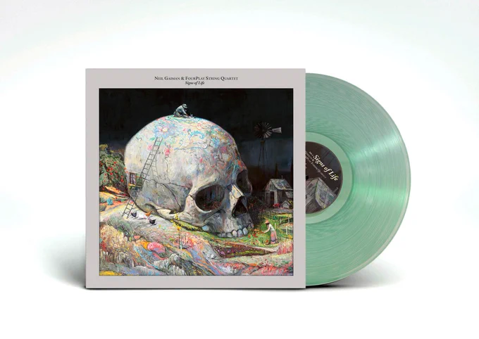 Limited Edition of the debut album, 'Signs of Life' by Neil Gaiman & FourPlay String Quartet is available for PRE-ORDER NOW in 'Coke Bottle Clear'. Available from Mondo. And go to https://neilandfourplay.lnk.to/signsoflife for more information!
