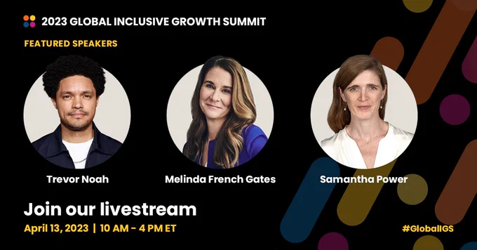 New speakers announced for 2023 Global Inclusive Growth Summit