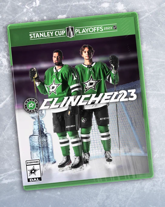 Dallas Stars Clinch playoffs graphic