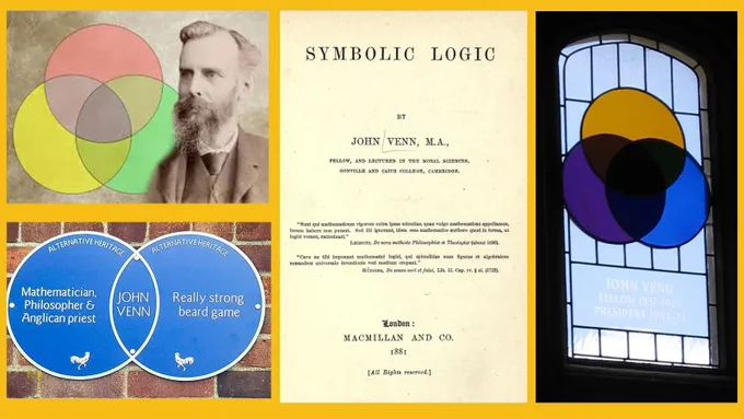 John Venn died 4/4/1923. Venn diagrams popularised his name. 
