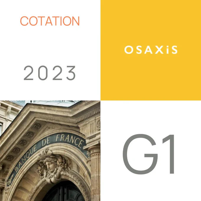 Cotation Banque de France 2023 Osaxis