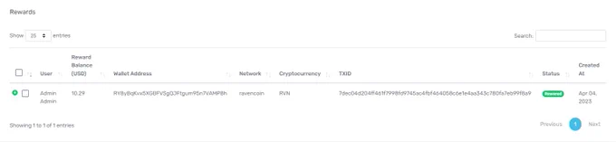 Auto Game Gold - Admin - Affiliate Rewards System - Earn Crypto 