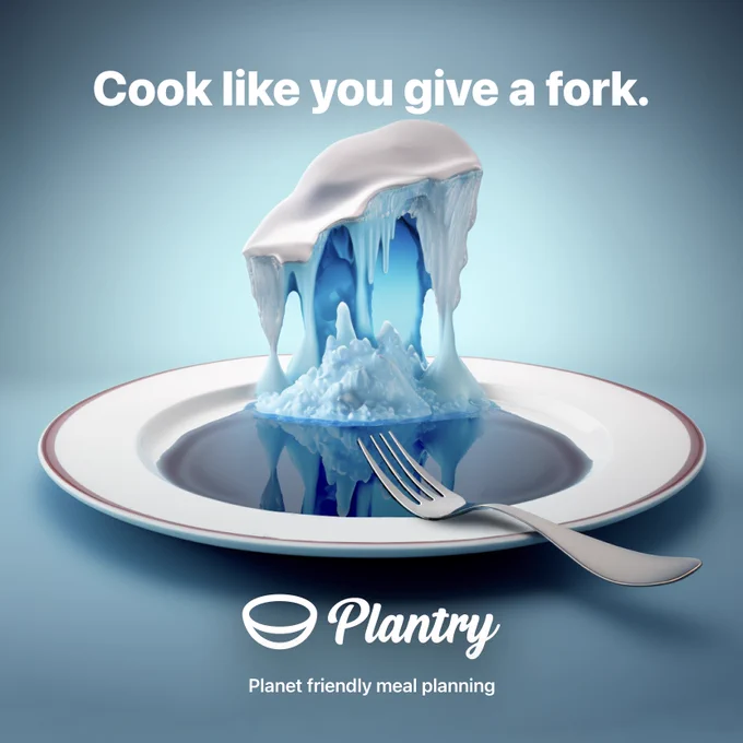 Cook like you give a fork. Planet friendly meal planning with Plantry.