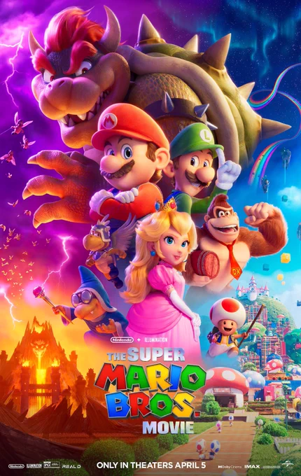 Poster for The Super Mario Bros. Movie