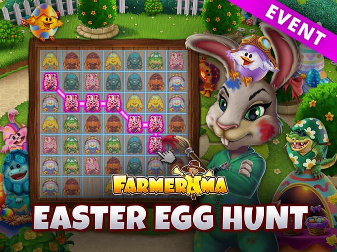 Farmerama Chasse aux œufs de Pâques ici sur MMOGratuit.com

 #farmerama #Bigpoint #bigpoint #jeux #jeuxvideo #jeuxvidéo #jeuxvideos #jeu #jeuferme 