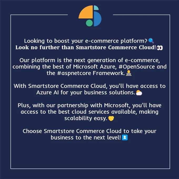 We have taken the next evolutionary step by transforming our proven e-commerce solution that has been tested thousands of times and deployed over 25,000 times worldwide: Taking our customers and those who trust us to the next level. To anticipate. Smartstore 5 is the fastest cross-platform open source DXP enterprise composable commerce platform in the Microsoft ASP.NET world and is ready for the cloud out of the box.