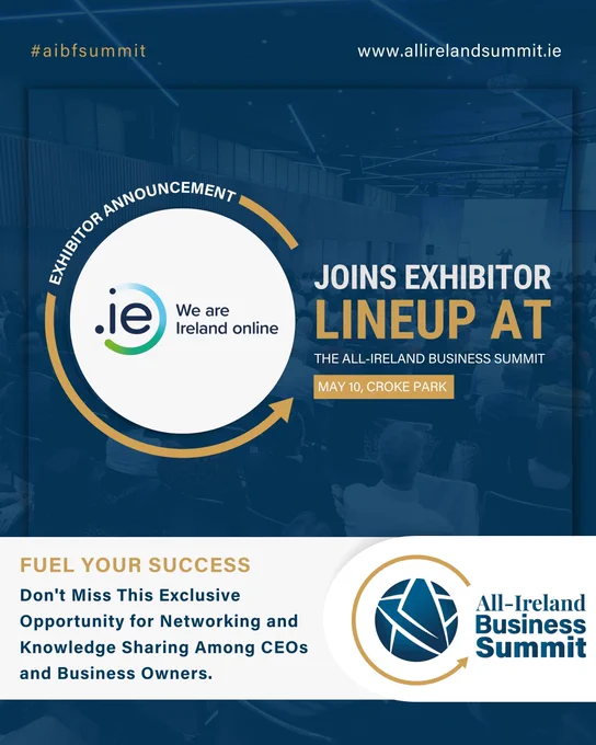 👉🏻Book your tickets now: https://allirelandsummit.com/tickets/ 

👉🏻Get started by requesting a brochure: https://allirelandsummit.com/exhibitors/

