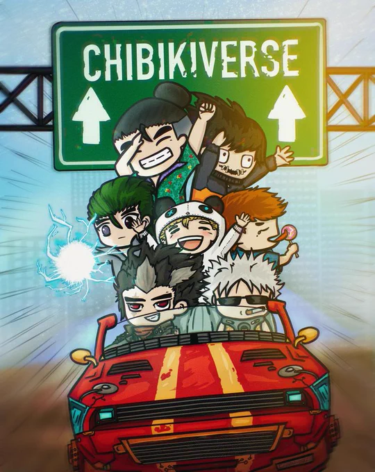 Chibikiverse Returns Poster for NFT collection Giveaway