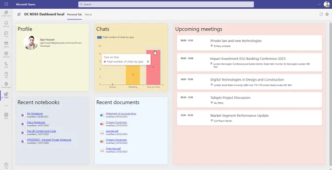Teams Toolkit 5.0, Teams personal App, Microsoft Graph API