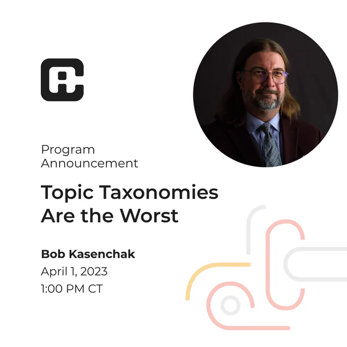 Picture of Bob Kasenchak for upcoming IAC Talk