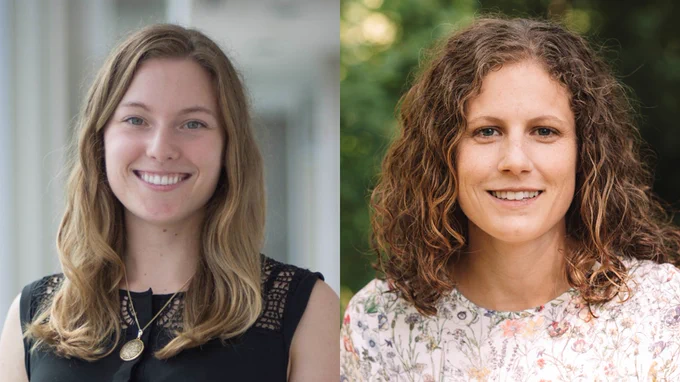 Jacqueline Watt (left) and Lauren Ramsay are PhD students at the University of Toronto working to tackle tuberculosis.