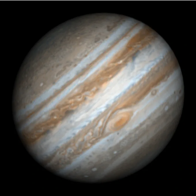 image showing the face of Jupiter