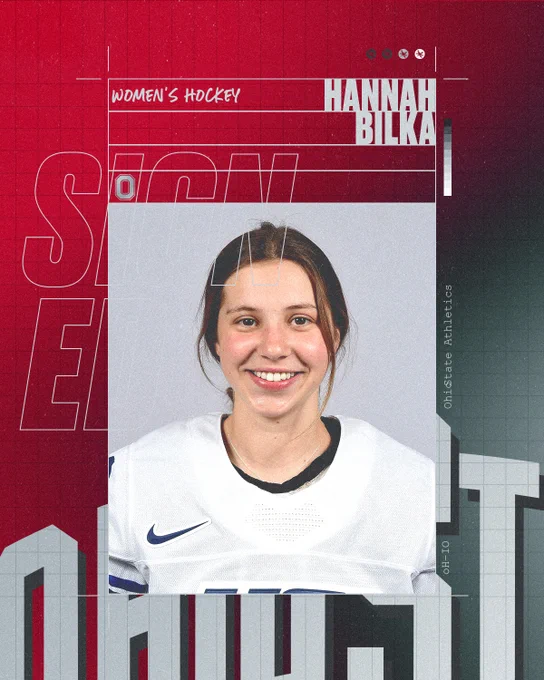 Ohio State women's hockey signs Hannah Bilka