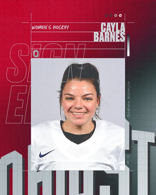 Ohio State women's hockey signs Cayla Barnes