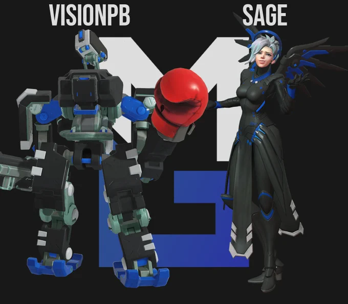 Bastion with gloves who has been knocked out... and a lady with a confused look about her :/