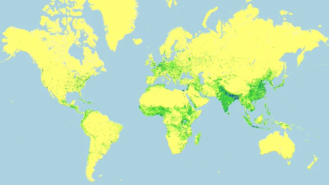 population map of the world
