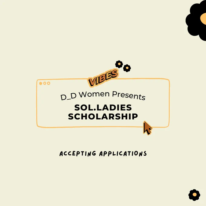 D_D Women Sol. Ladies Scholarship Poster
