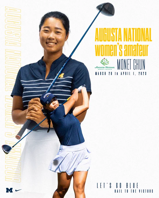 Monet Chun plays in the Augusta National Women's Amateur this week
