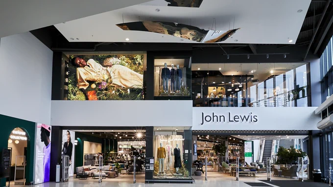 Entry and front of the John Lewis store in Horsham; copyright: John Lewis