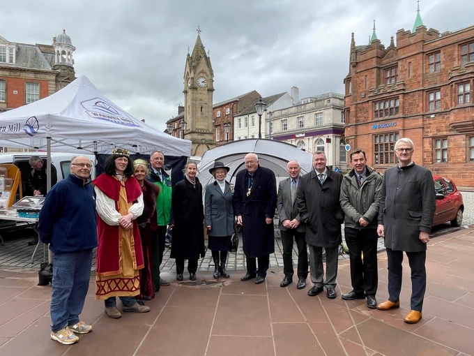 Penrith Market celebrates 800th anniversary attended by some of the most prominent local officials and dignitaries.
