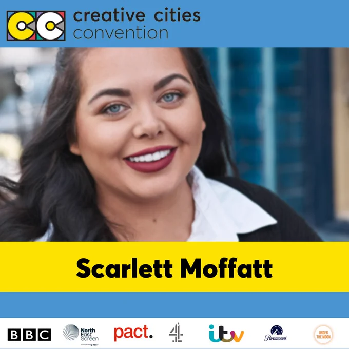 Scarlett has become a regular on TV screens after making the public laugh with her quick-witted humour on Gogglebox before being crowned Queen of the Jungle on I’m A Celebrity.

Scarlett headed to Channel 4 in July 2022 for prime time investigative documentary, Britain’s Tourette’s Mystery: Scarlett Moffatt Investigates, which tackles the rise of Tourette’s and tics in young people since the pandemic. The documentary landed 5* plaudits from the critics and was a ratings hit. She also fronts Scarlett’s Driving School, her own 10-part series for BBC1.

https://www.creativecitiesconvention.com/

