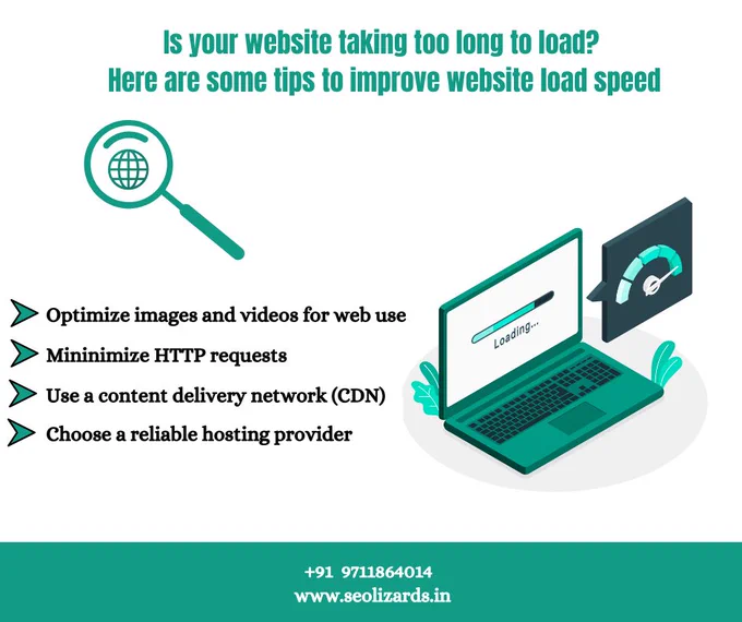 Website loading speed improvement