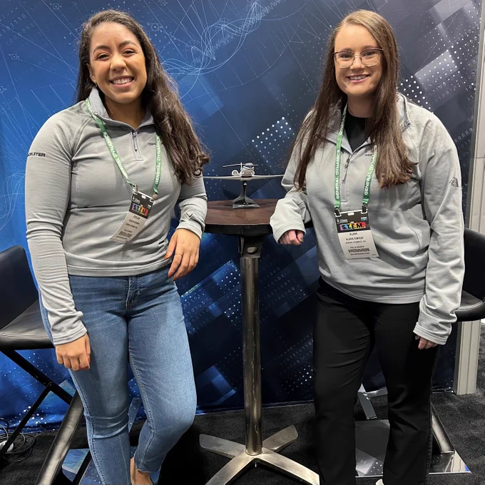 A picture of General Dynamics Mission Systems employees at NSBE 49, March 2023.
