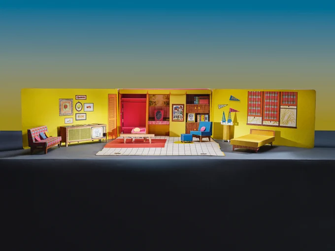 barbie living room and bedroom