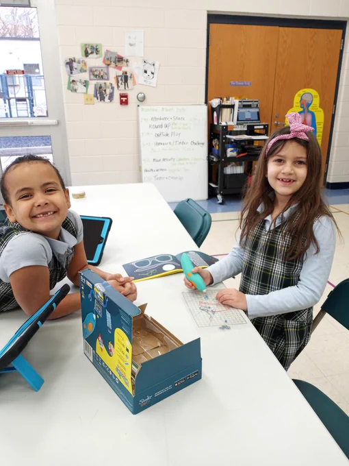 These smiling faces put huge smiles on our faces, too! The 3Doodler is a big hit at Innovation Learning. 