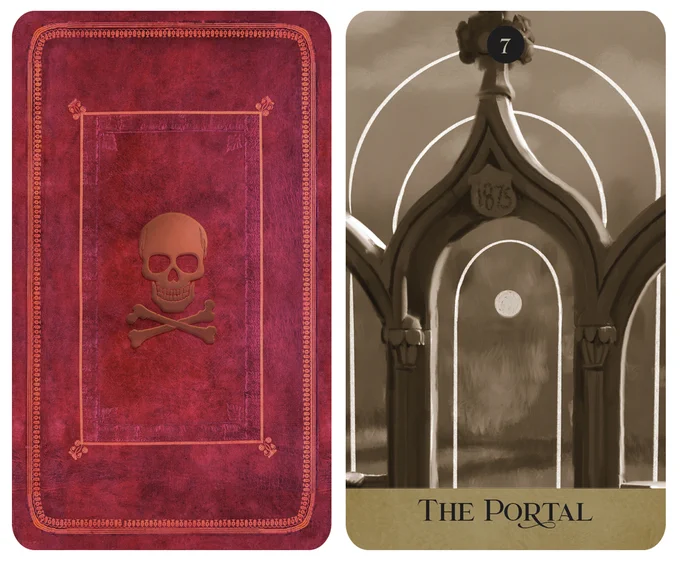 The Portal card from the Roses, Dust & Ashes oracle deck.