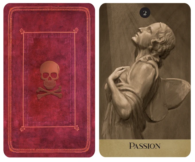 The Passion card from the Roses, Dust & Ashes oracle deck.