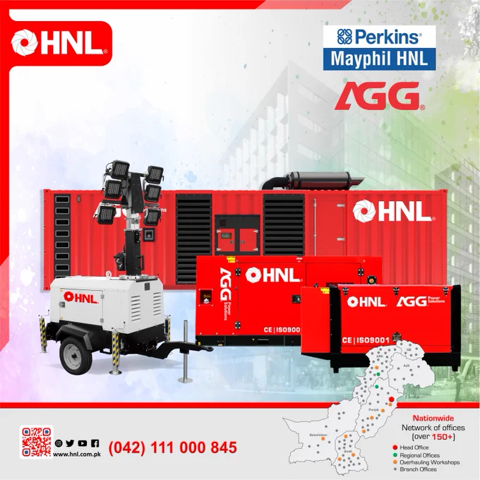 "Power up your business with our reliable diesel generator rentals ranging from 10kva to 4000kva! Never let power outages bring you down again. Contact us today to keep your operations running smoothly.” 
For more information call us on 
 92-42-111-000-845

#HNL #HitechNetworks #DieselGenerators #RentalServices #PowerUpYourBusiness
