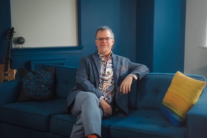 Dr. David Cramb in his office.