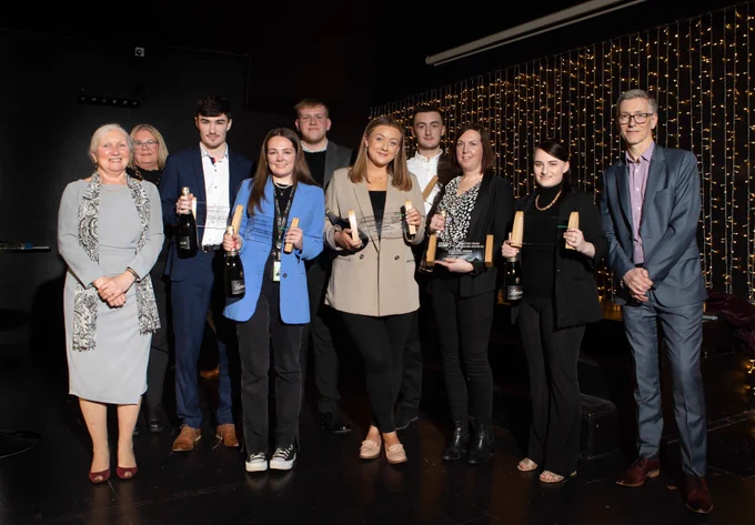 Apprentices who were honoured at the Business Awards 