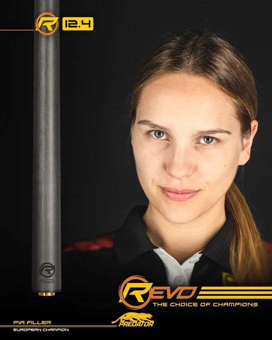 European Champion, Pia Filler, has an unfaltering determination to win, & her skill with the REVO 12.4, is a proven winning combo.