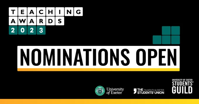 Teaching Awards 2023
Nominations Open