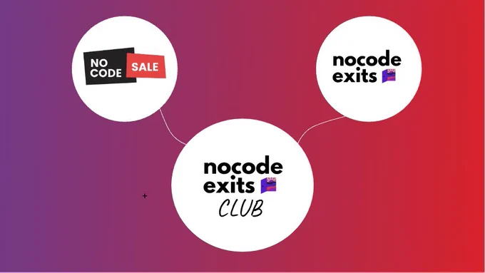 No-Code sale merges with No-Code Exits 🥳